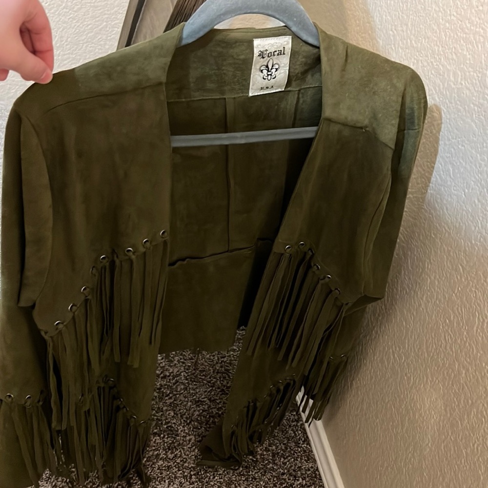 Western fringe jacket!
